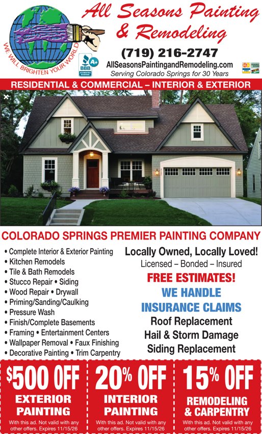 Original All Seasons Painting & Remodeling advertisement