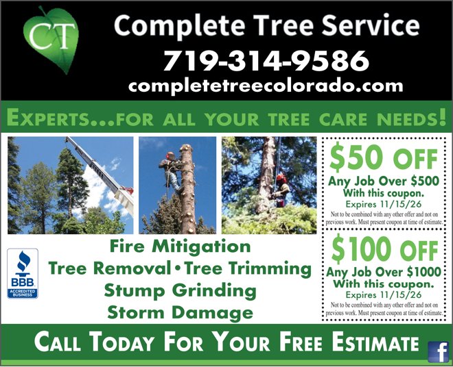 Original Complete Tree Service advertisement