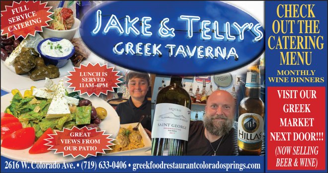 Original Jake & Telly’s Greek Taverna advertisement