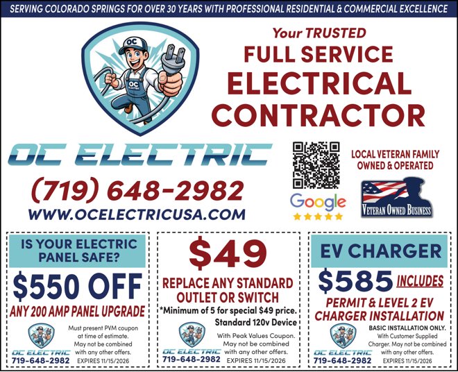 Original OC Electric advertisement