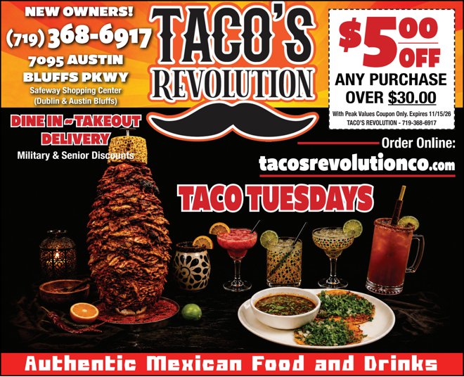 Original Taco’s Revolution advertisement