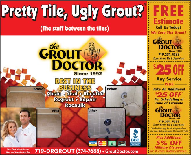 Original The Grout Doctor advertisement